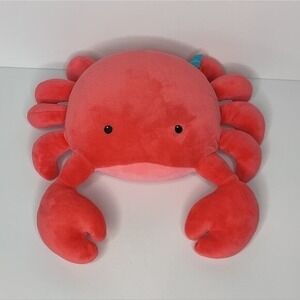 Manhattan‎ Toy Company Velveteen Crabby Abby Stuffed Plushie Sealife